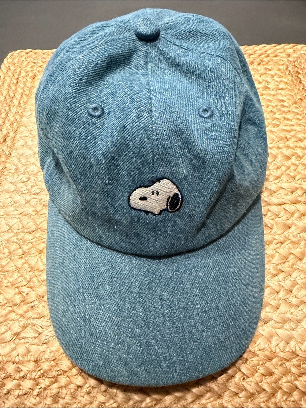 3P4 X PEANUTS® - SNOOPY
EMBROIDERED HAT (DENIM)